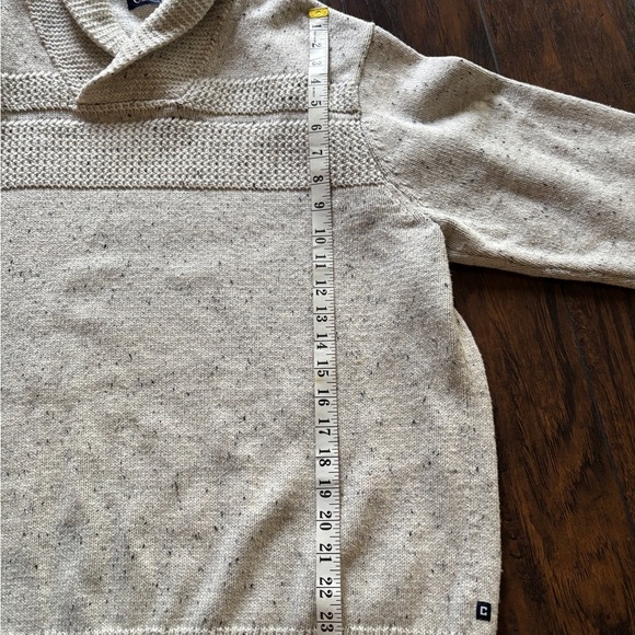 Chaps Classic Fit Textured Shawl Collar Sweater Size XL - Picture 6 of 12